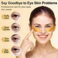 Under Eye Patches (36 Pairs) - 24K Gold Eye Masks Enriched with Abundant Collagen for Dark Circles, Puffy Eyes, Wrinkles - Gifts for Women Skin
