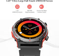 Smart Watch, 1.43''AMOLED 45Mm Military Smartwatch Men Women Answer/Make Call, Digital Fitness Watch, 110+ Sports, Blood Pressure, Heart Rate,