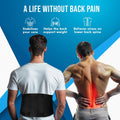 Nyortho Back Brace Women & Men - Medium -30"-34"- Relieves Pain - Support Suspenders - Osteoporosis - Maximum Posture Spine Support - Hook Loop - Mens