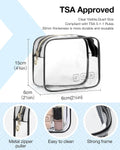 BAGSMART Toiletry Bag Hanging Travel Makeup Organizer with TSA Approved Transparent Cosmetic Bag Makeup Bag for Full Sized Toiletries, Medium-Black