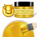 Matio Acrylic Paint Metallic Gold, 120ML Pearlescent Effect Gold Paint, Non Toxic Non Fading Gold Leaf Paint for Art Painting, Handcrafts, Canvas,