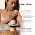 COBA'S DAUGHTER 3-Piece Body Care Gift Set | Women'S Gift Set| Honey Turmeric Scrubs & Almond Orange Scrubs | Soothing Aloe Vera Gel| Shower
