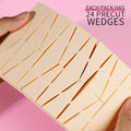 Teenitor 48 Pieces Makeup Sponges For Foundation, Latex Free Small Wedge Shaped Sponge Applicator For Liquid Cream Foundation Festival Makeup