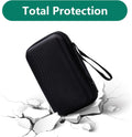 External Hard Drive Portable Carrying Case Digital Gadget Case Waterproof Black