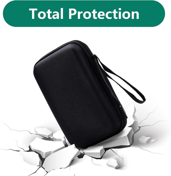 External Hard Drive Portable Carrying Case Digital Gadget Case Waterproof Black