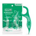 GUM Professional Clean Floss Picks - Extra Strong Shred-Resistant Floss, Easy Grip Handle - Dental Flossers for Adults - Fresh Mint Flavor, 150 Count
