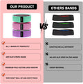 Non-Slip Fabric Resistance Bands for Working Out, Loop Exercise Bands for Booty Leg, Butt, Glute, Stretch Workout Bands for Women & Men, Hip