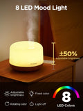 Innogear 500Ml Essential Oil Diffuser with Remote Control, Premium Ultrasonic Aromatherapy Diffusers Scent Humidifier Vaporizer Auto-Off Timer for