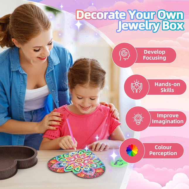 Diakud Gifts for 6 7 8 9 10 11 12 Year Old Girls, Diamond Art Kits Arts and Crafts for Kids Ages 8-12 Toys for Girls 10-