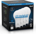 Great Eagle GU24 Led Bulb - A19 Shape, 9W (60W Equivalent), Dimmable, 5000K Daylight, UL Listed, Twist-In Light Bulb, 2 Prong Light Bulbs (4-Pack)