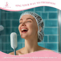 Disposable Shower Caps 100Pcs, 18.1 Inch Plastic Shower Cap for Women Waterproof Bath & Bathing Accessories, Home & Travel Essentials