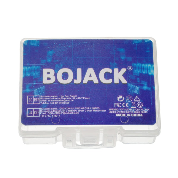 BOJACK Digital Multimeter Fuse 10A 600V DC Fast Acting Nickel-Plated Brass Ceramic Fuse 6.3X32 Mm FF10A (Pack of 5)