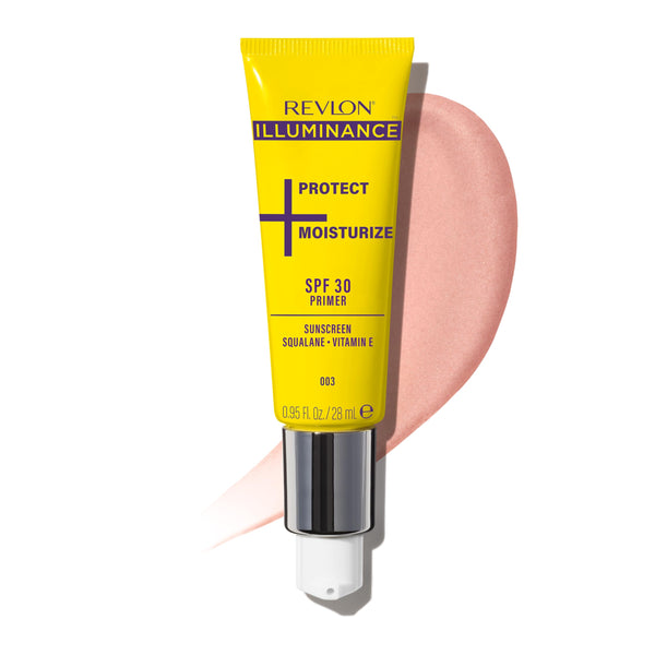 Revlon Illuminance Moisturizing Primer with SPF 30, Face Makeup Primer with Sunscreen, Squalane & Vitamin E, No White Cast, Transparent Finish,