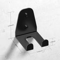 Olympic Barbell Hanger,Garage Gym Bar Wall Rack,Vertical Barbell Mount Rack,Black Powder Coated,Space Saving Commercial or Home Gym