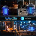 Klahaite Bug Zapper Outdoor, Electric Mosquito Zapper, Fly Zapper Indoor Fly Traps, Mosquito Repellent Outdoor Patio and Backyard Covers 1/2 Acre,