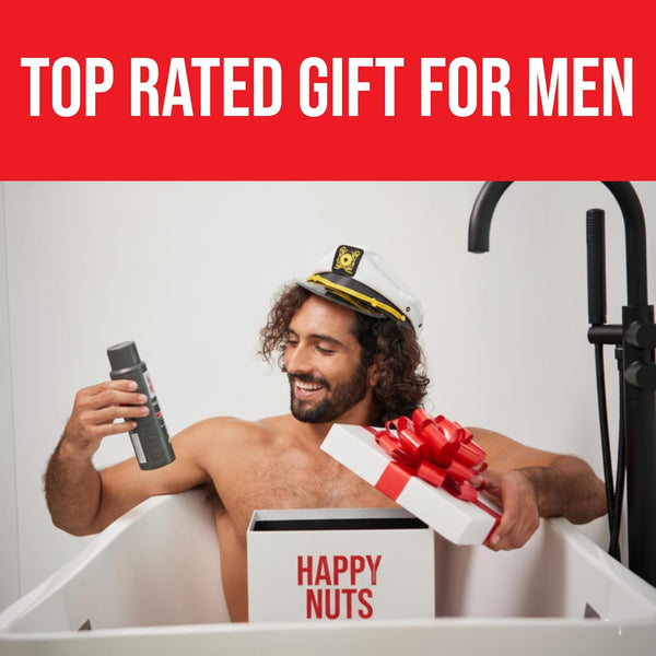 HAPPY NUTS Comfort Cream Deodorant for Men: Anti-Chafing Sweat Defense, Odor Control, Aluminum-Free Mens Deodorant & Hygiene Products for Men'S