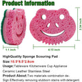 Smilepowo 12 Pack Scrub Sponge,Bulk Sponges,Dual-Sided Multi-Functional Premium Cleaning Sponges,Dishwashing Sponge for Heavy Duty Scouring