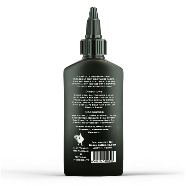 Bossman Jelly Beard Oil for Men (4 Oz, Magic Scent) â Softens, Moisturizes & Conditions with Natural Ingredients