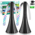 Fly Fans for Tables Rechargeable, 1800Mah Table Fans to Keep Flies Away by Soft Blades, Fly Repellent Outdoor Patio, Camping Picnic Essentials,