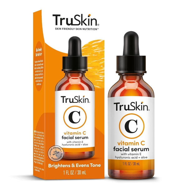 Truskin Vitamin C Serum for Face â anti Aging Formula with Vitamin C, Hyaluronic Acid, Vitamin E â Brightening Serum â Improve Appearance of
