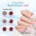 Modelones Gel Top Coat, 15 Ml 2025 Upgrade Super Shiny Base and Top Coat Set, Soak off Nail Lamp Acid Free No Wipe Clear Base Top Gel Nail Polish
