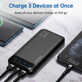 Power Bank 2 Pack 10000Mah Portable Charger with 2 USB 2.4A Outputs & USB C In/Out Slim Battery Pack for Huawei Iphone 16 15 14 13 12 Ipad Samsung