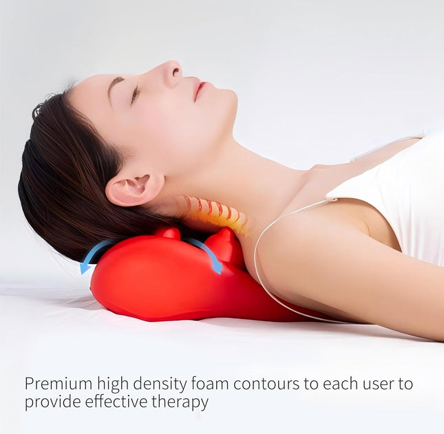 Acupressure Neck Pain Relief Pillow | Cervical Traction Device & Neck Pain Pillow for Muscle Tension & Relaxation | Help