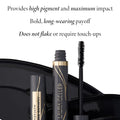LAURA GELLER NEW YORK Always There Lengthening Mascara in Black - Defining, Curling, Buildable Formula Eye Makeup- Innovative Lengthening Brush -