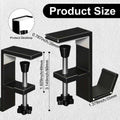 JAKO Headphone Stand - Aluminum Alloy Headphone Holder, Under Headset Stand for Desk Fit for PC Gaming Headset Hanger Hook Suitable for Office,