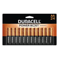 Duracell Coppertop AA Batteries with Power Boost Ingredients, 24 Count Pack Double a Battery with Long-Lasting Power, Alkaline AA Battery for