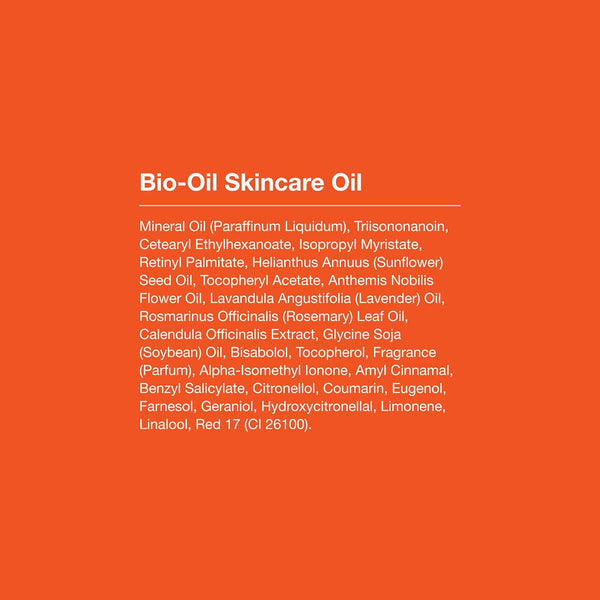 Bio-Oil Skincare Body Oil Serum, Face and Body Moisturizer with Vitamin E & A, for Scars, Stretch Marks, Sensitive Skin, All Skin Types,