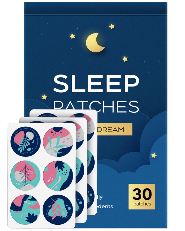 Sleep Patches, 30 Pack Upgraded Deep Sleep Patches for Adults, All Natural Deep Patch, Quick Acting Ingredients, for Men