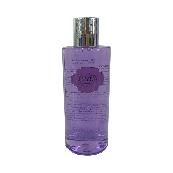 Spa Gift Basket with Lavender Fragrance and Lilac Color - Bath and Body Set Includes Shower Gel, Body Lotion, Hand Lotion, Bath Salt, Flower