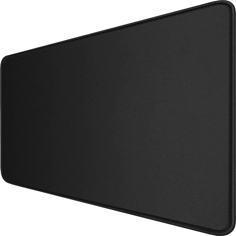 Large Extended Gaming Mouse Pad with Stitched Edges, (31.5X15.7In) Durable Non-Slip Natural Rubber Base, Waterproof Computer Keyboard Pad Mat for