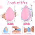 40Pcs Mini Beauty Blender Multi Colored Makeup Sponge Professional Beauty Blender Sponge Super Soft Facial Makeup Tools for Foundation, Powder, Liquid