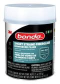 3M Bondo Short Strand Fiberglass Reinforced Filler 21 Oz (595.34 G) with Bondo Cream Hardener 0.5 Oz (14G), Repair Holes up to 0.5 IN, Waterproof