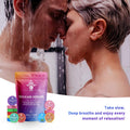 Shower Steamers Aromatherapy for Women or Men, Organic Shower Bombs with Chamomile Rose Lavender Mint Watermelon Eucalyptus Essential Oil, 18-Pack