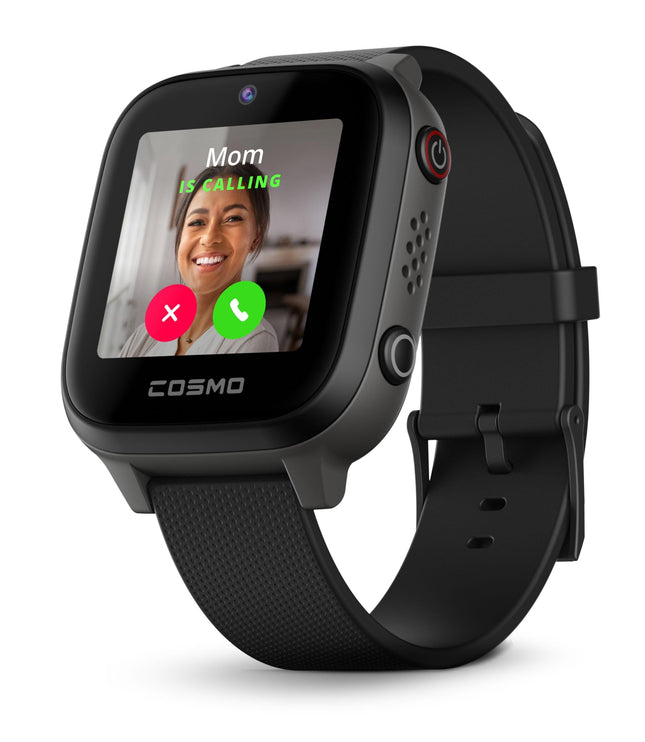 Jrtrack 4 Kids Smart Watch by Cosmo | Phone Watch & GPS Tracker | Enhanced Parental Controls | Call, Text, Activity, Sch