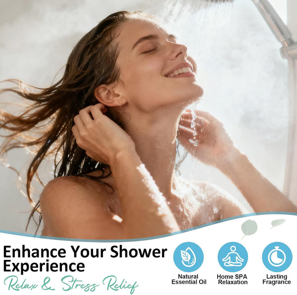 Shower Steamers Aromatherapy, 6 Pack Shower Bombs & 6 Pack Body Wash, Birthday Gifts for Women Men Wife with Essential Oils, Teacher Appreciation