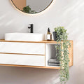 Der Rose 1Pcs Fake Plants Hanging Artificial Decor Faux Potted Eucalyptus Plants for Boho Bathroom Home Office Desk Wall Shelf Bookcase