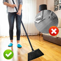 54 Inch Long Metal Handle Household Broom - Adjustable Heavy-Duty Broom for Indoor and Outdoor Cleaning, Suitable for Homes, Garages, Kitchens,