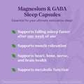Natrol Sleep & Restore Capsules with Magnesium Glycinate 100Mg, GABA, Essential for Your Ultimate Restorative Sleep, Melatonin-Free, 30 Day Supply