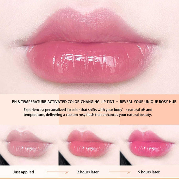 6 Pcs/Set Peach Aloe Vera Strawberry Blueberry Avocado Grape Jelly Lipstick Set Temperature Change Moisturizer Flower Lip Stick Long Lasting