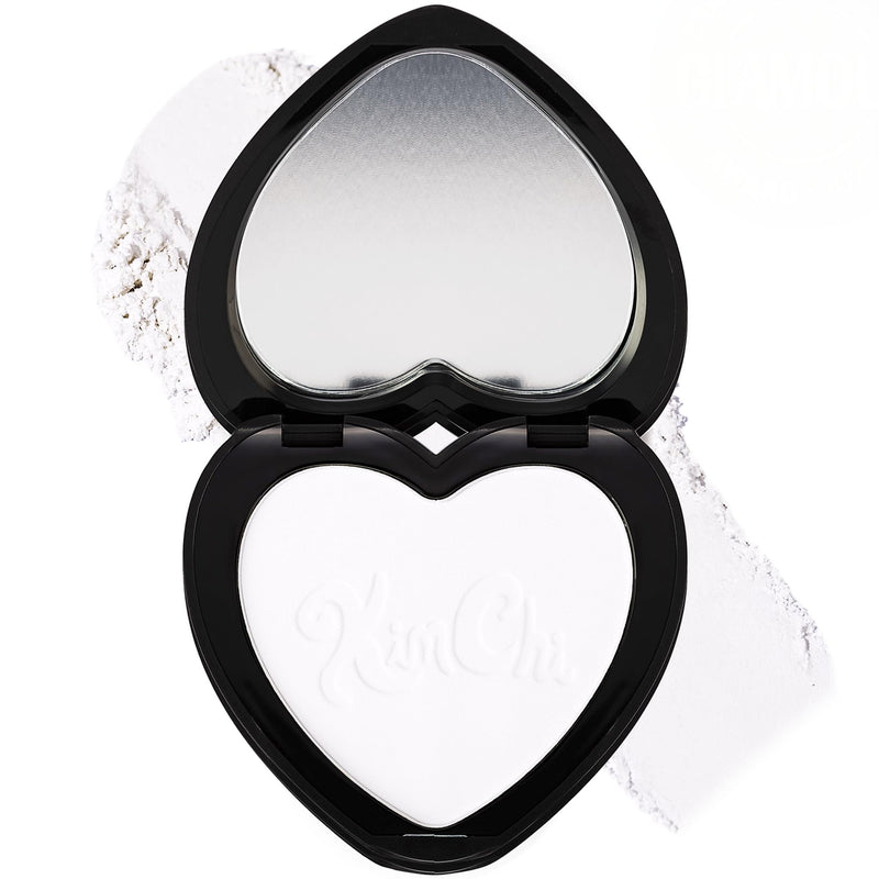 Kimchi Chic Almost Catfished Micro Pressed Powder - Brightening under Eye Setting Powder, Reduces Dark Circles, No Flashback, That White Powder