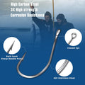 Carbon Steel Fishing Hooks 500Pcs/90Pcs, Circle Hooks Assortment for Saltwater Freshwater Ice Fishing, Salt Water Fish Hooks for Catfish Trout