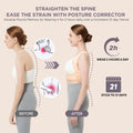Posture Corrector for Women and Men, Adjustable Upper Back Brace for Clavicle Support and Providing Pain Relief from Neck, Shoulder, and Upper