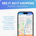 Spytec GPS Mini GPS Smart Tracker for Vehicles, Cars, Trucks, Loved Ones, GPS Tracker Device for Kids & Weatherproof Magnetic Case, Unlimited