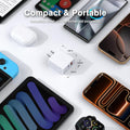 LCGENS USB C Wall Charger Block 20W, 2-Pack Dual Port PD Power Delivery Fast Type C Charging Block Plug Compatible with Iphone