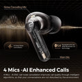 Soundpeats T3 Pro Wireless Earbuds, 12Mm Drivers Bass Stereo in Ear Headphones, Bluetooth 5.4, 28Hrs Playtime, Call Noise Cancellation, IPX4