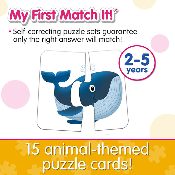 The Learning Journey: My First Match It! - Head and Tails - 15 Self-Correcting Animal Memory Matching Puzzles Games - Educational Activities for